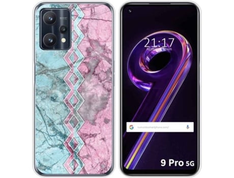 Carcasa para Realme 9 Pro 5G TUMUNDOSMARTPHONE Dibujos Mármol 08 Multicolor