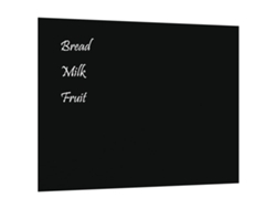 Pizarra magnética de pared vidrio templado negro 80x60 cm VIDAXL
