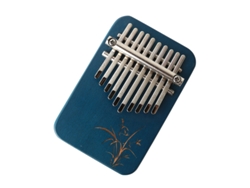 Piano de Polegar Kalimba DIGITALLAB 10 Teclas, Para Niños Y Principiantes (Azul)