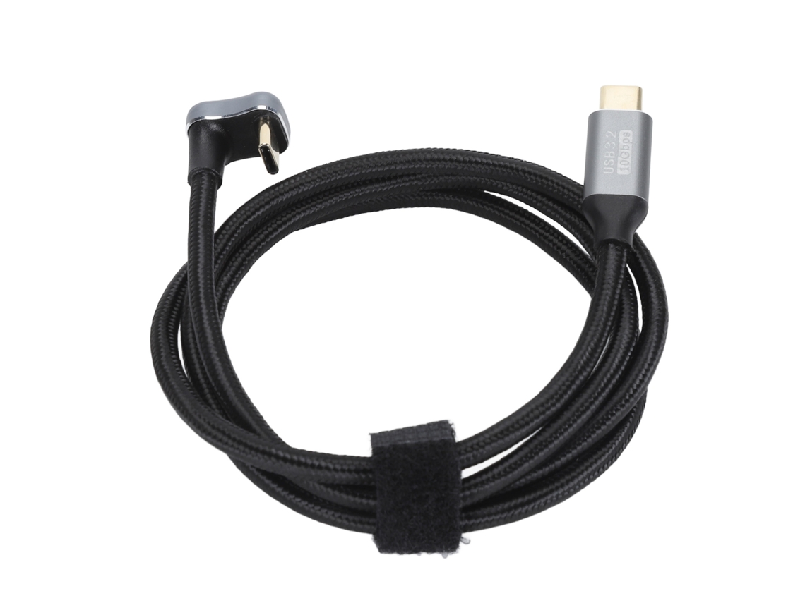 Cabo De Dados U Forma Usb-c Macho Para Macho 10gbps Pd100w Carregamento Rápido 4k 60hz 100cm