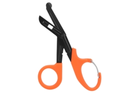 Cuencos de acero inoxidable para vendajes con troqueles finos, herramienta de emergencia, color naranja
