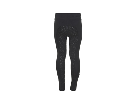 Leggings de Niña para Equitación EQUIPAGE Agarre Total Dai Negro (3 años)
