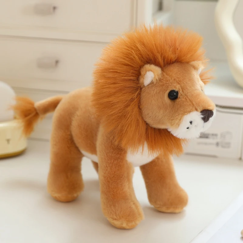(león) Lindo Peluche De Animal Para Niños - Muñeco Artesanal