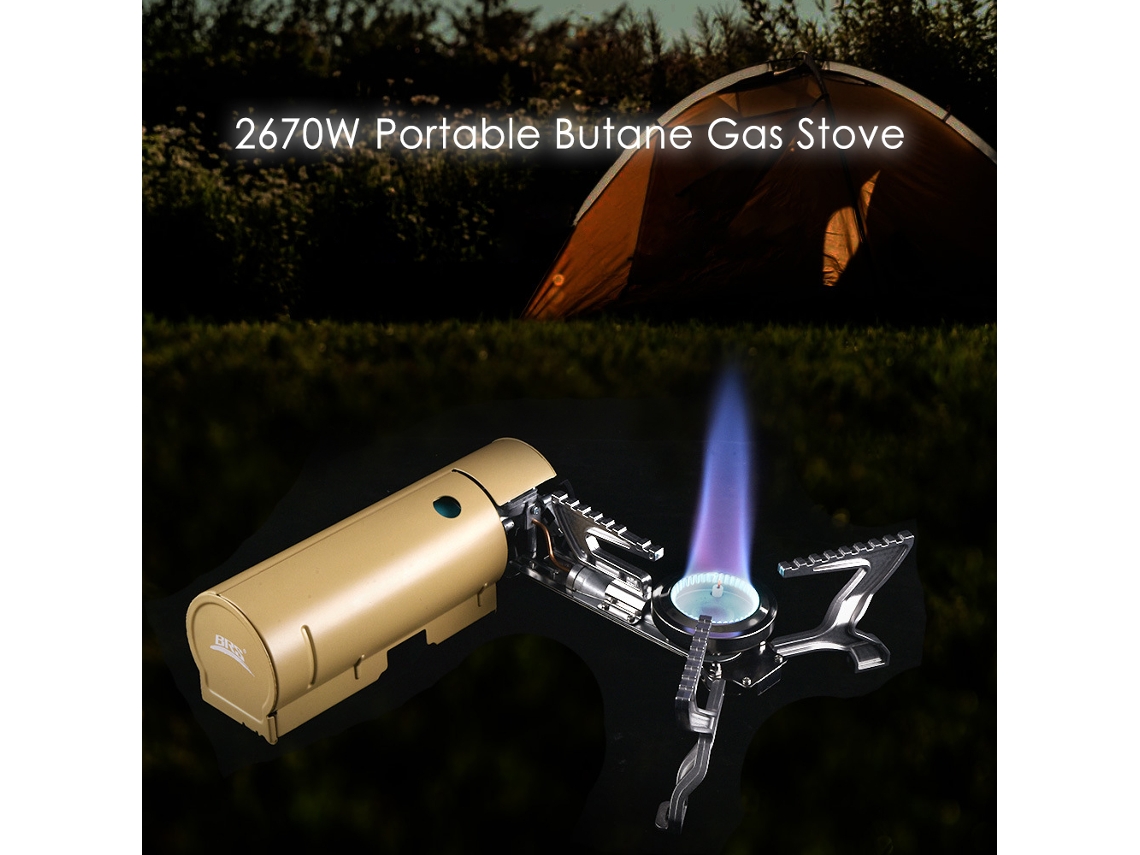 Fogão A Butano Portátil Plegável Para Camping 2670w