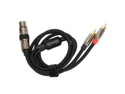 Cable Divisor En Y Con Conectores Xlr Hembra A Rca Macho, 1 M