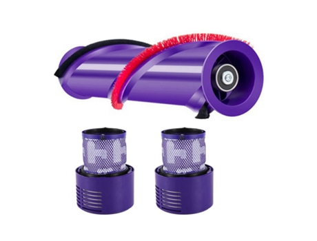 Filtros de rollo de cepillo para Dyson V10, limpiador inalámbrico, cabezal, barra de cepillo, rodillo, barredora robótica, accesorios para aspirado...