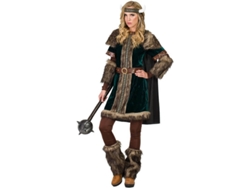 Disfraz de Mujer DISFRAZZES Vikinga Verde (Talla: XL)