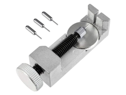 MEOIRUERY Herramienta profesional para correas de reloj, diseño portátil para reparación de relojes DIY, herramienta para pulseras de metal con fácil ajuste de 
