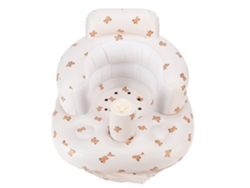 Sofá Hinchable Para Bebé De Pvc Con Protección Para La Espalda Y La Cintura, Ideal Para El Baño Y La Alimentación.