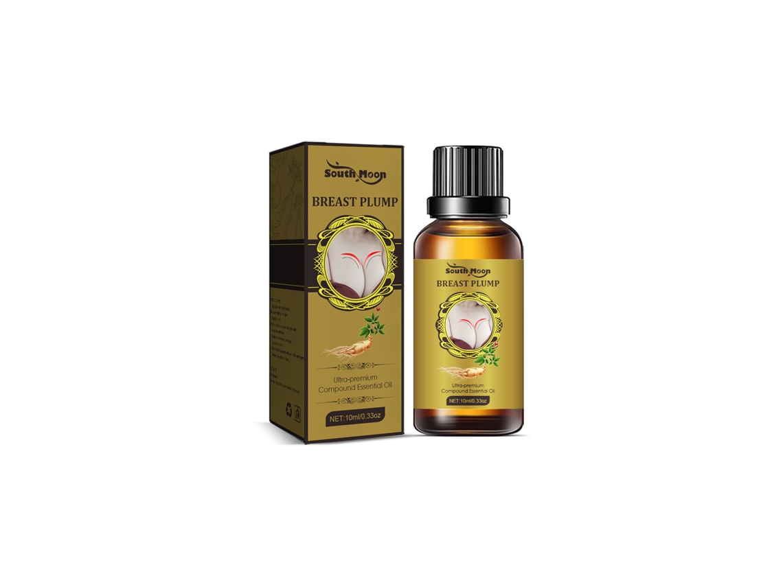 Aceite esencial South Moon 10 ml para el aumento y la reafirmación de los senos.