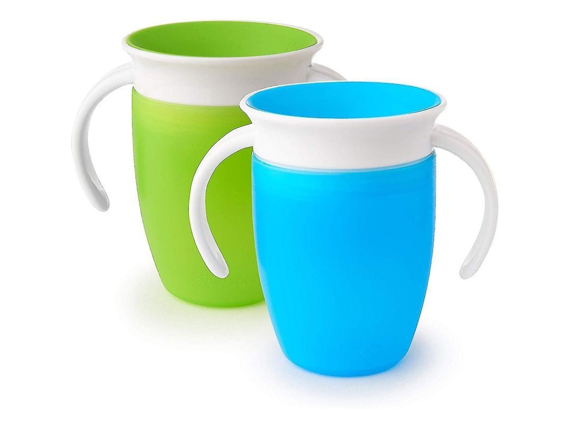 Vaso Giratorio De 360° Con Asas, A Prueba De Fugas, Para Bebés De 6 Meses En Adelante.