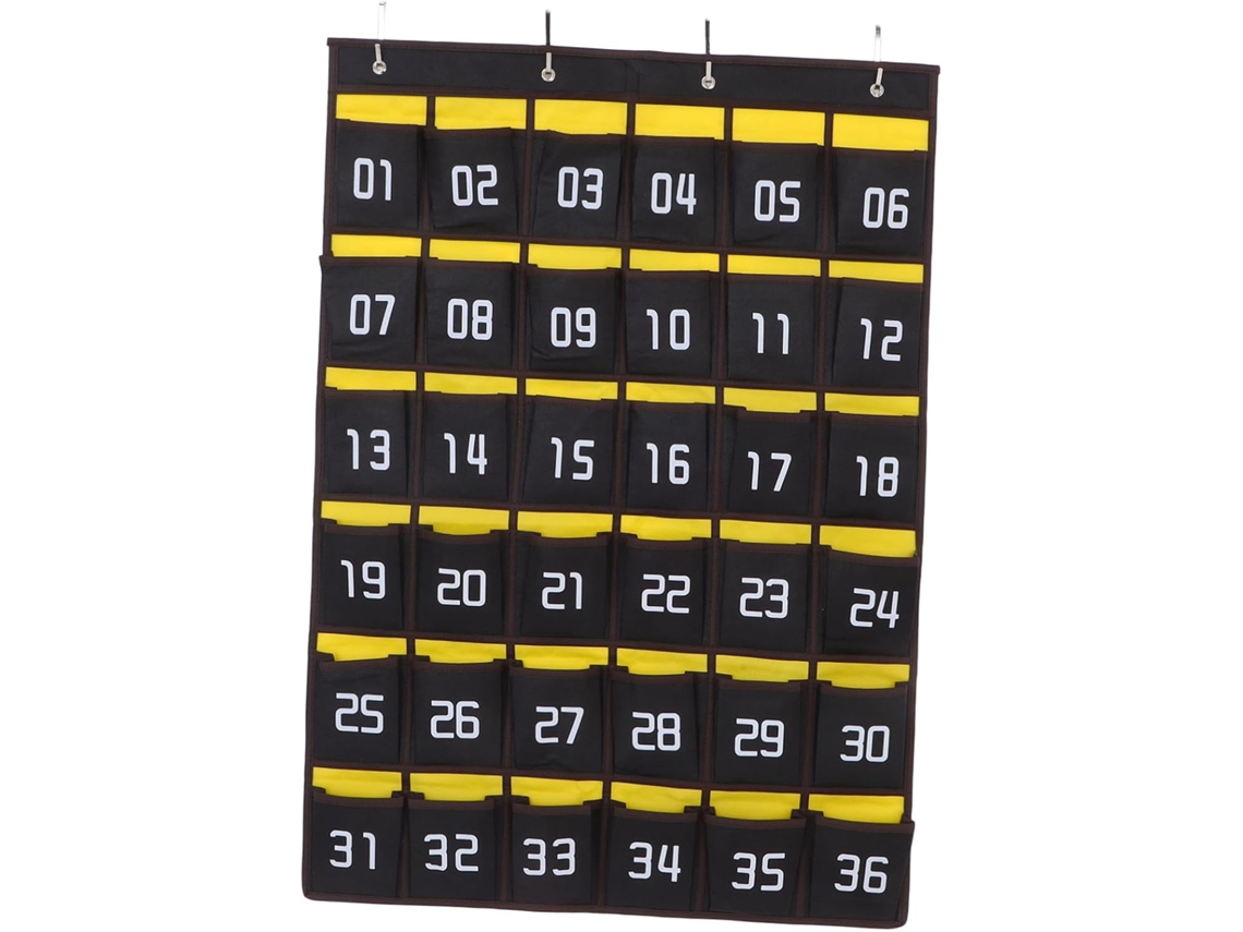 Organizador de pared GOKOCO, para teléfono móvil, colgante, de tela, almacenamiento compacto para sala de estar.