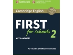 Libro Cambridge English First for Schools 2 Student's Book with answers (Inglés)