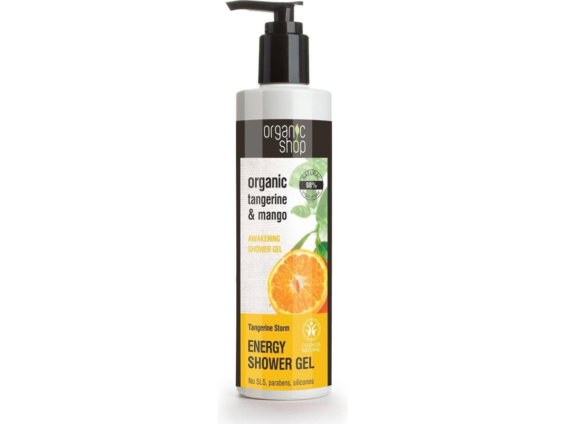 Gel de Baño ORGANIC SHOP Energizado Mandarina Storm (280 ml)