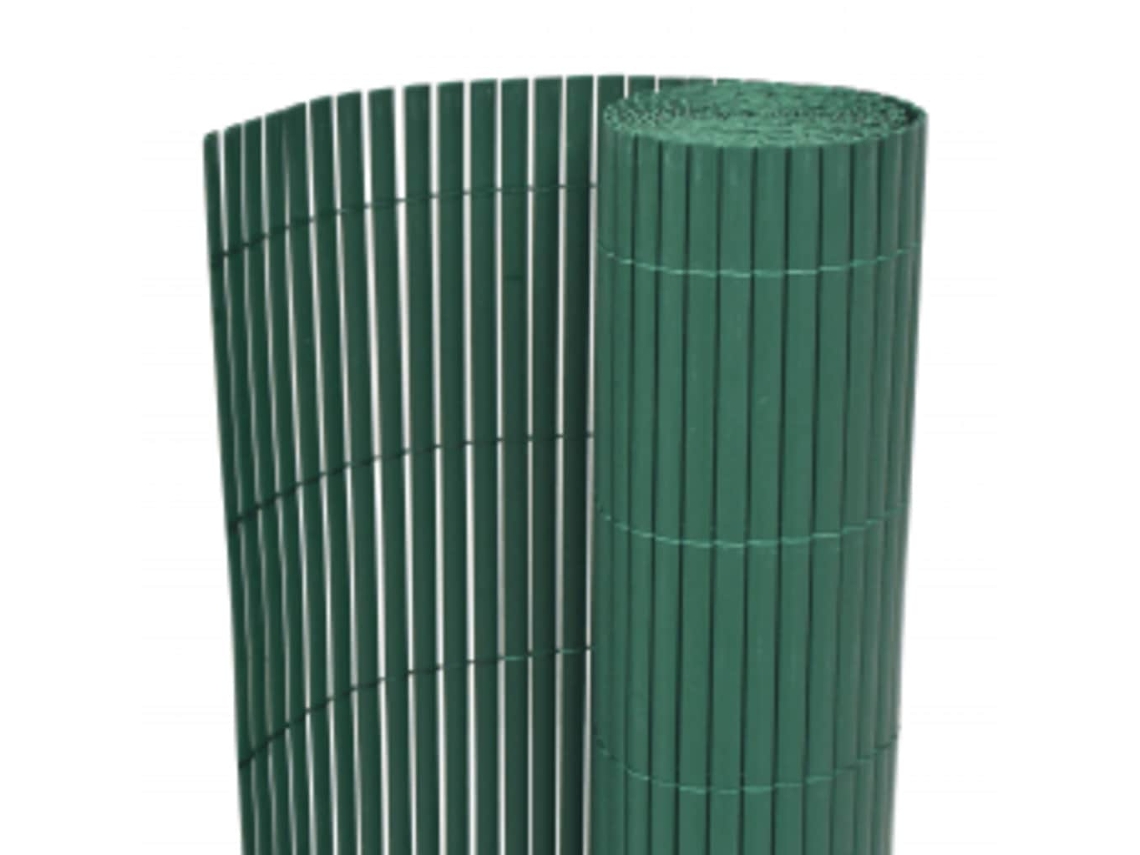 Valla de jardín de doble cara, 110 x 300 cm, verde, WSD370141, Lovely Home