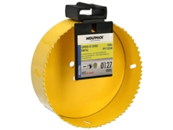Corona Sierra Bimetal Ø 127 mm Templado Termico. Base Reforzada. Corona Madera. Broca Agujeros Madera. Acero. Hierro. Plasticos WOLFPACK LINEA PROFESIONAL LINEA PROFESIONAL