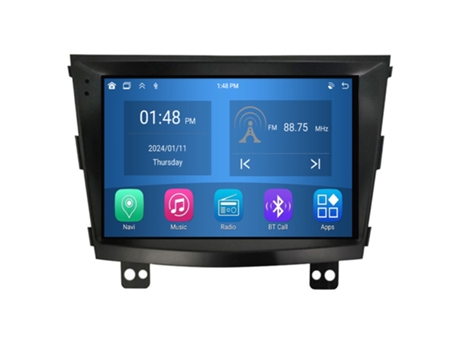 Autoradio 4GB RAM64GB ROM ROVERONE para SsangYong Tivolan Tivoli 2014 - 2017 CarPlay Android Coche Radio Bluetooth Navegación
