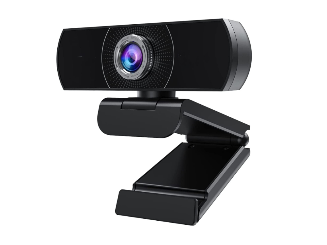 Webcam 1080p HD 60fps con micrófono, Software Webcam Laptop Desktop Mac USB, Pro Streaming Web Camera (Negro) CHRONUS