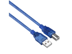 Cable De Impresora (interfaz Usb 2.0, Longitud De 4,5 Metros, Color Azul)