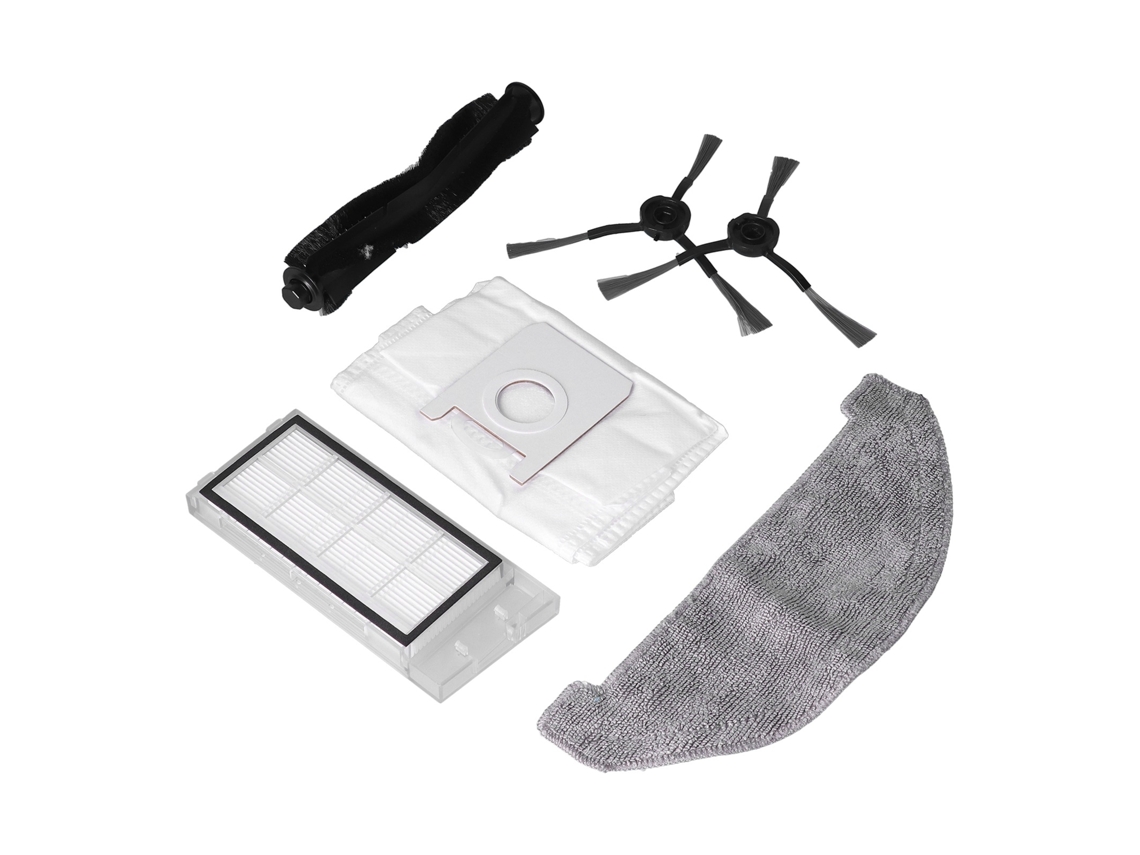 Kit De Accesorios Para Roidmi Eve Plus: Cepillo Principal, Cepillo Lateral, Filtro Y Bolsas Para El Polvo.