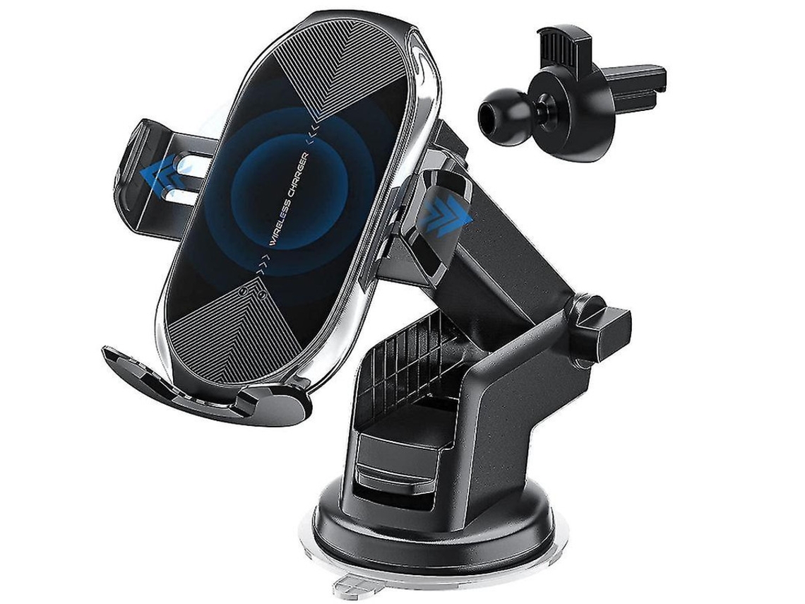 Cargador Carro Giratório Ventosa Para Apple, Samsung Yizhood Negro