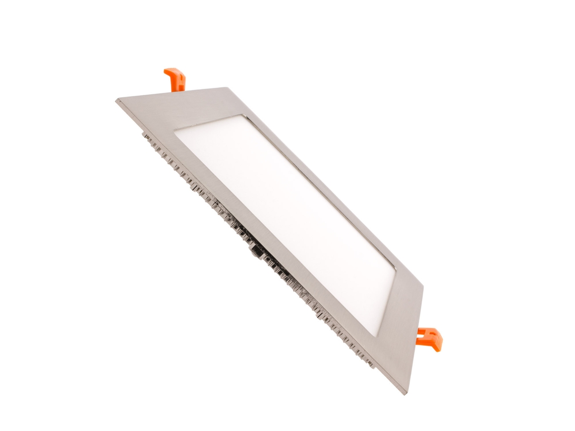 Placa LED 18W Cuadrada SuperSlim LIFUD Silver Corte 205x205 mm