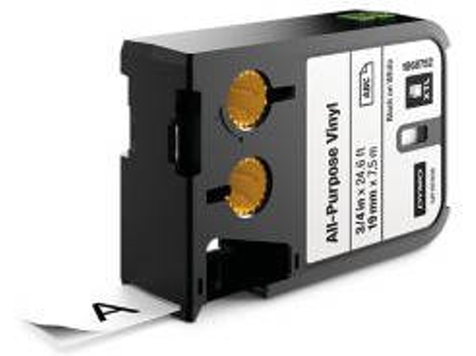 Cinta Laminada DYMO 1868752 Negro sobre Blanco