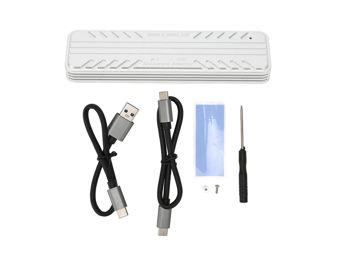 Caja Externa Para Ssd M.2 Nvme Usb3.2 Gen2 10gbps Para Ssd 2230-2280, Caja Externa Para Hdd