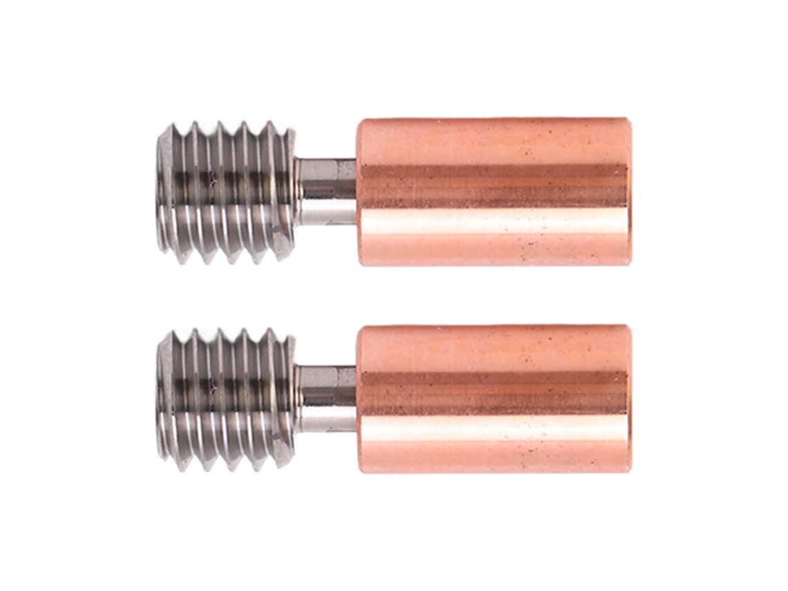 2 Piezas Tubería Heatbreak De Titanio Diseño Ramificado Resistencia Térmica Rosca M6 Para Impresora 3d Ender 3 S1