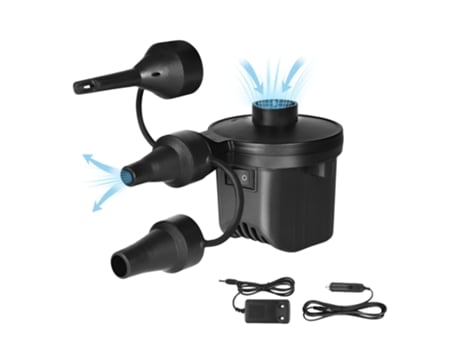Bomba de Aire Eléctrica para Piscinas. Inflador – Desinflador Portátil MAGIC SELECT