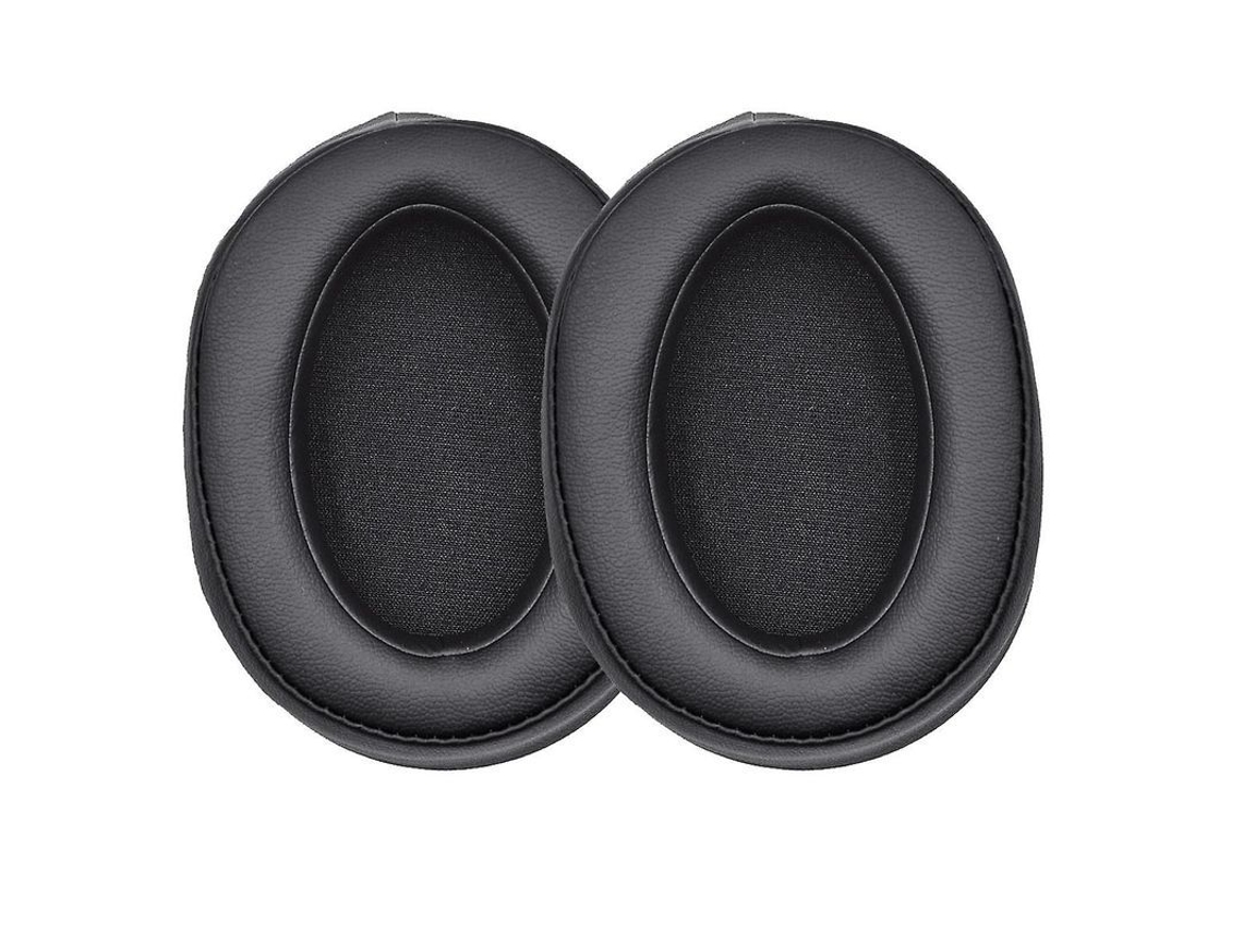 Almohadillas De Repuesto Para Auriculares, 1 Par, Compatibles Con Sony Mdr-100abn/wh-h900n, Piel Sintética Negra.