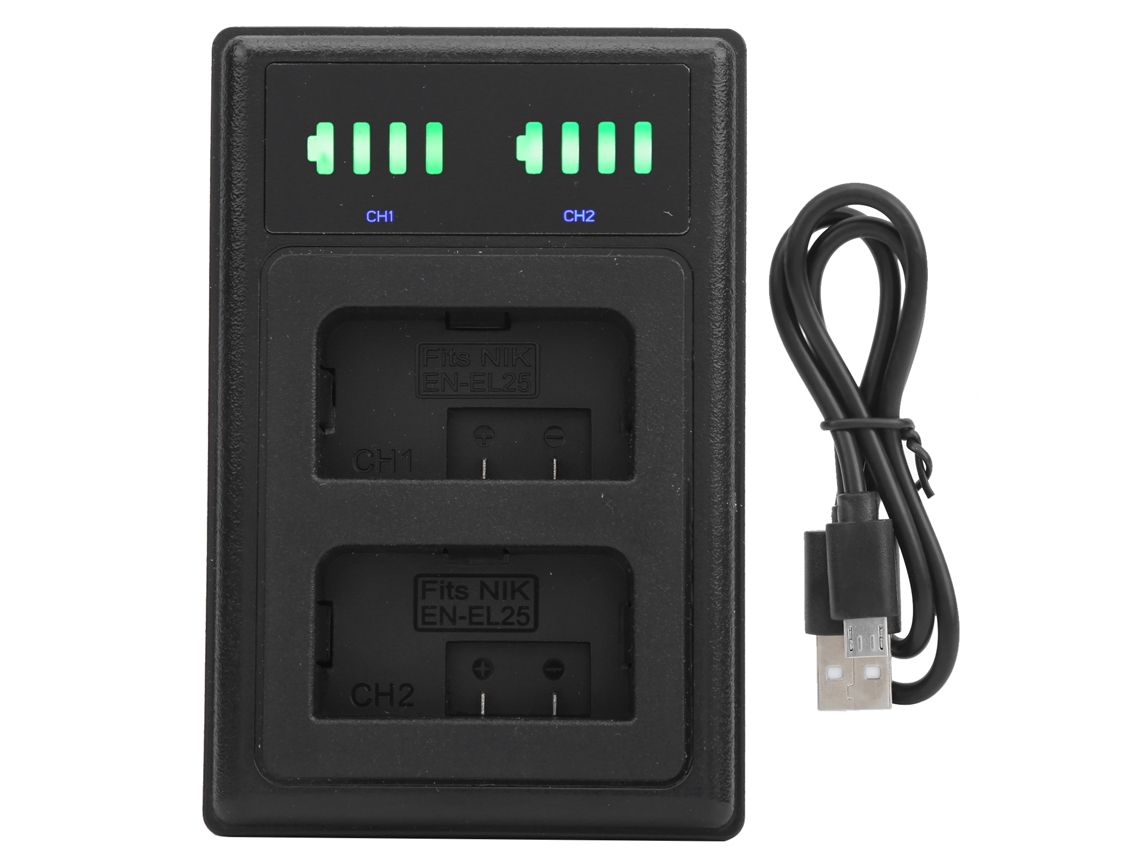 2026-cargador De Baterías 2 En 1 Con Pantalla Lcd, Cargador Dual Para Baterías