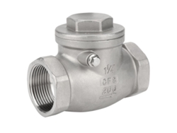 2026velora-válvula De Retención De Swing De Acero Inoxidable Dn32 Con Rosca Femenina 200psi Para Agua Aceite Gas