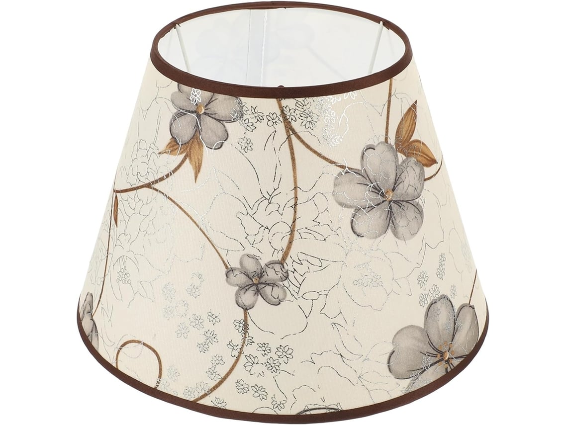 Lámpara de mesa vintage E27 de tela para sala de estar