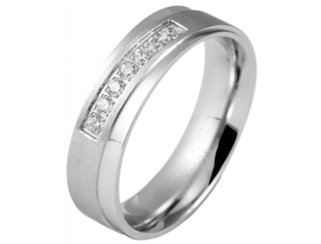 AKZENT Anillo Mujer em Acero Inoxidable Tam.54 0005