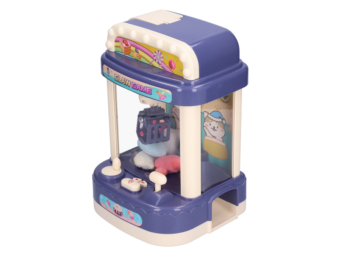 Mini Máquina De Garras Para Niños Con Luz Y Música Para Muñecas Y Dulces, Color Azul, Para Mayores De 6 Años.