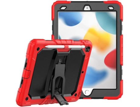 Funda Tablet HFS-HOUSE Kickstand (iPad 10.2 2021«2020«2019 - 10.2'' - Rojo)