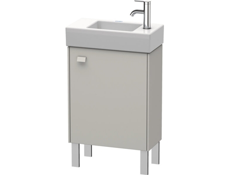 Mueble bajo lavabo DURAVIT Brioso de 48,4 x 23,9 cm 1 puerta con bisagra a la derecha 1 balda de cristal para lavabo Vero Air 072450