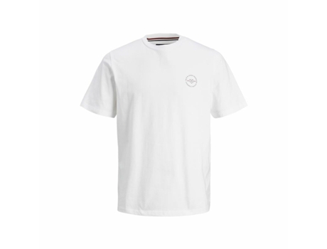 Camiseta de Hombre JACK & JONES Corta Lushield Blanco (2XL)