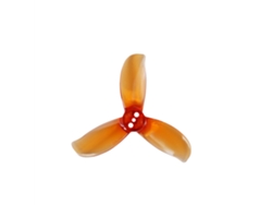 Clear Orange4 Pairs Gemfan D2.2 3-blade 2.2 Inch Pc Propeller 1.5mm Hole For Rc Fpv Racing Drones