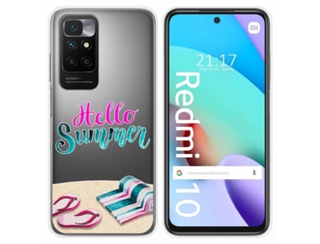 Carcasa Xiaomi Redmi 10 TUMUNDOSMARTPHONE Dibujos Transparente Multicolor
