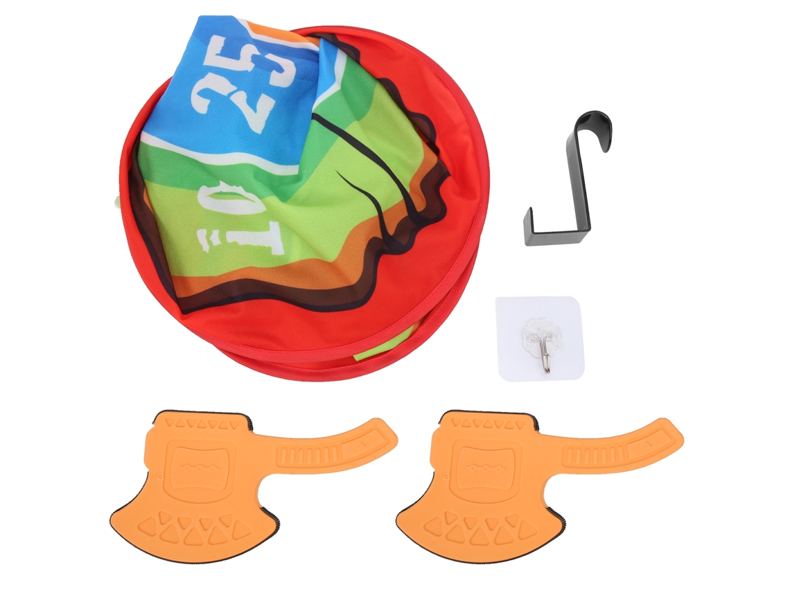 Juego De Lanzamiento De Hachas De Espuma Para Niños Con Diana Adhesiva, Ideal Para Interiores Y Exteriores.