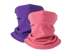 Bufandas De Invierno, Paquete De 2, Estilo Bucle, Polar, Resistentes Al Viento, Unisex.