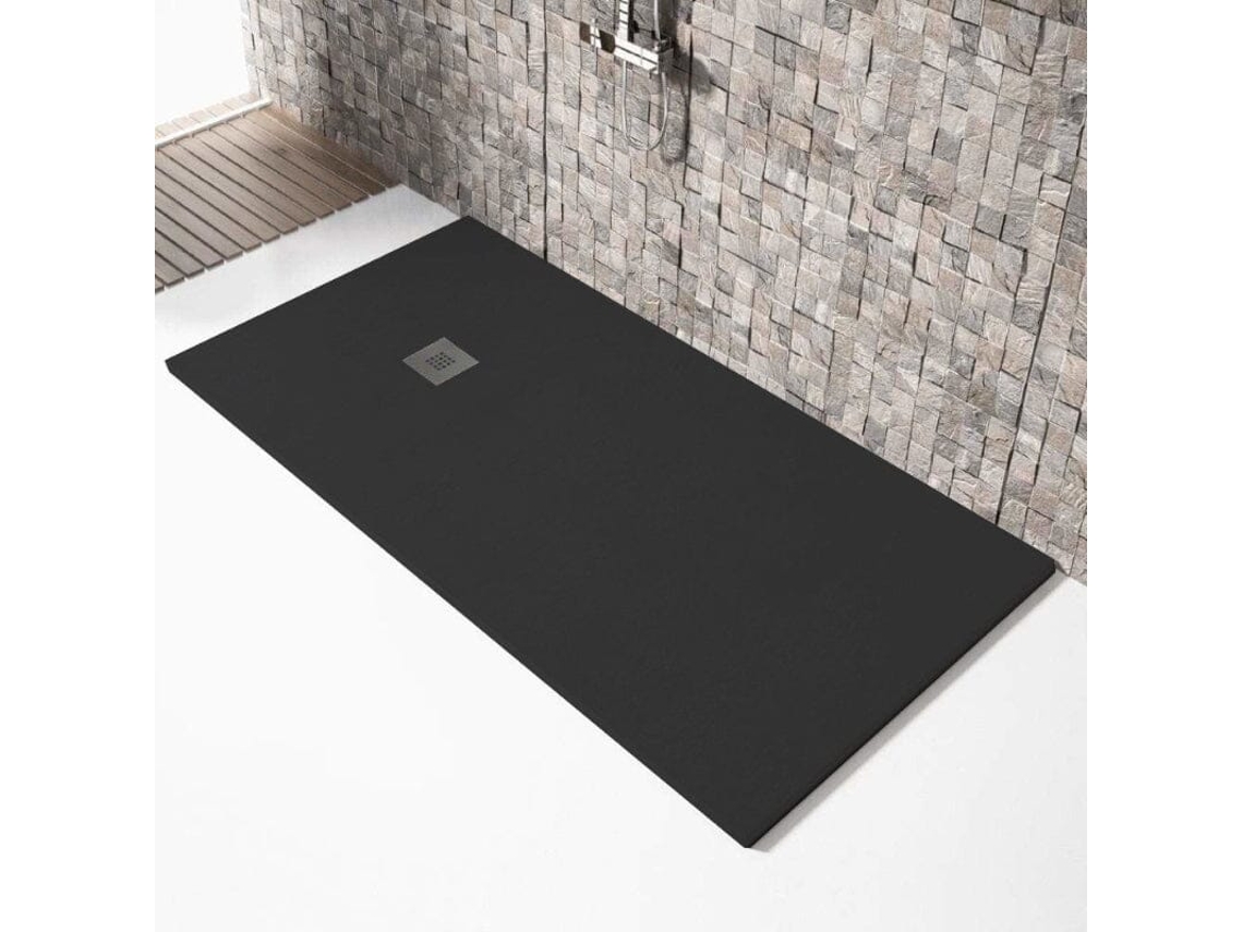 Plato De Ducha Resina Madison Negro 120x170cm