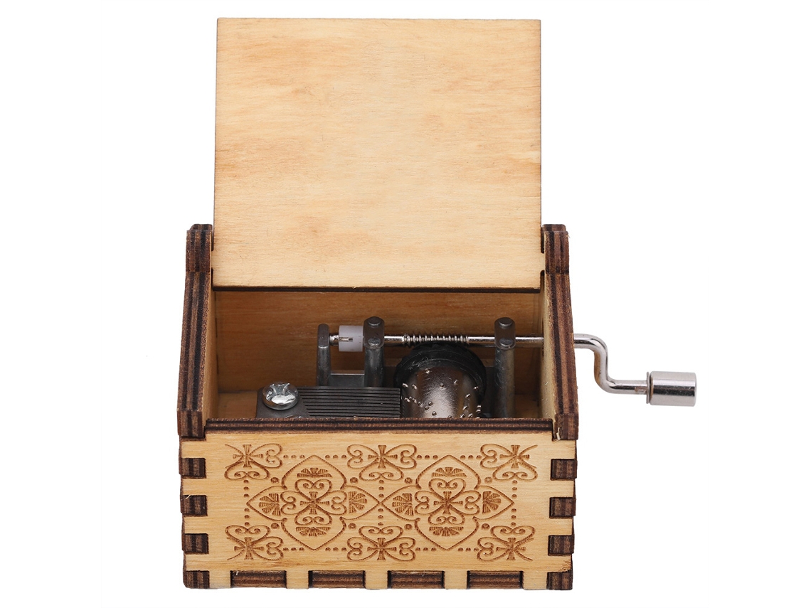 Caja de música de madera con temática de películas clásicas - Worten