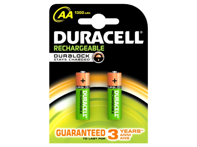 Pilas recargables DURACELL AA 1300MAH