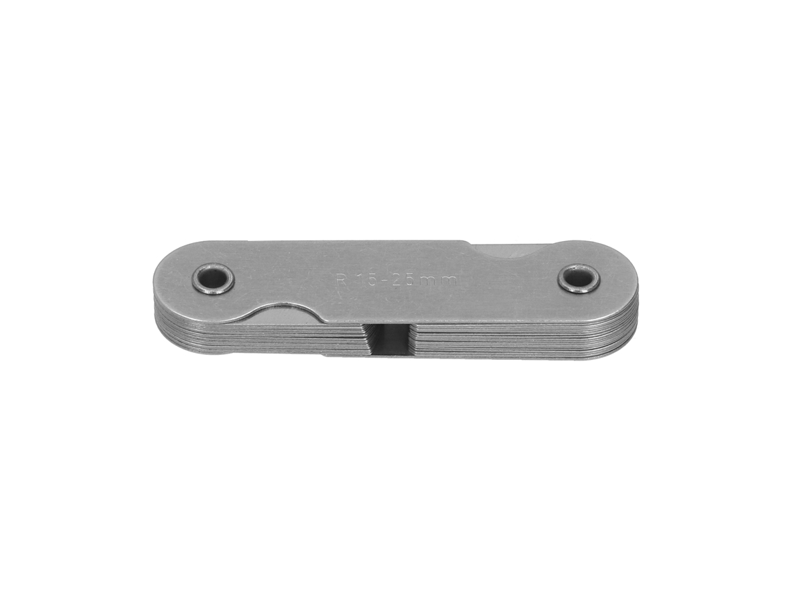 Calibrador De Paso Métrico E Imperial De Acero Inoxidable, Herramienta De Medición Láser R15-25mm
