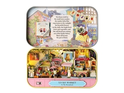-kit De Casa Miniatura Con Muebles Diy Para Adolescentes Y Adultos, Regalo Memorable Lucky Market