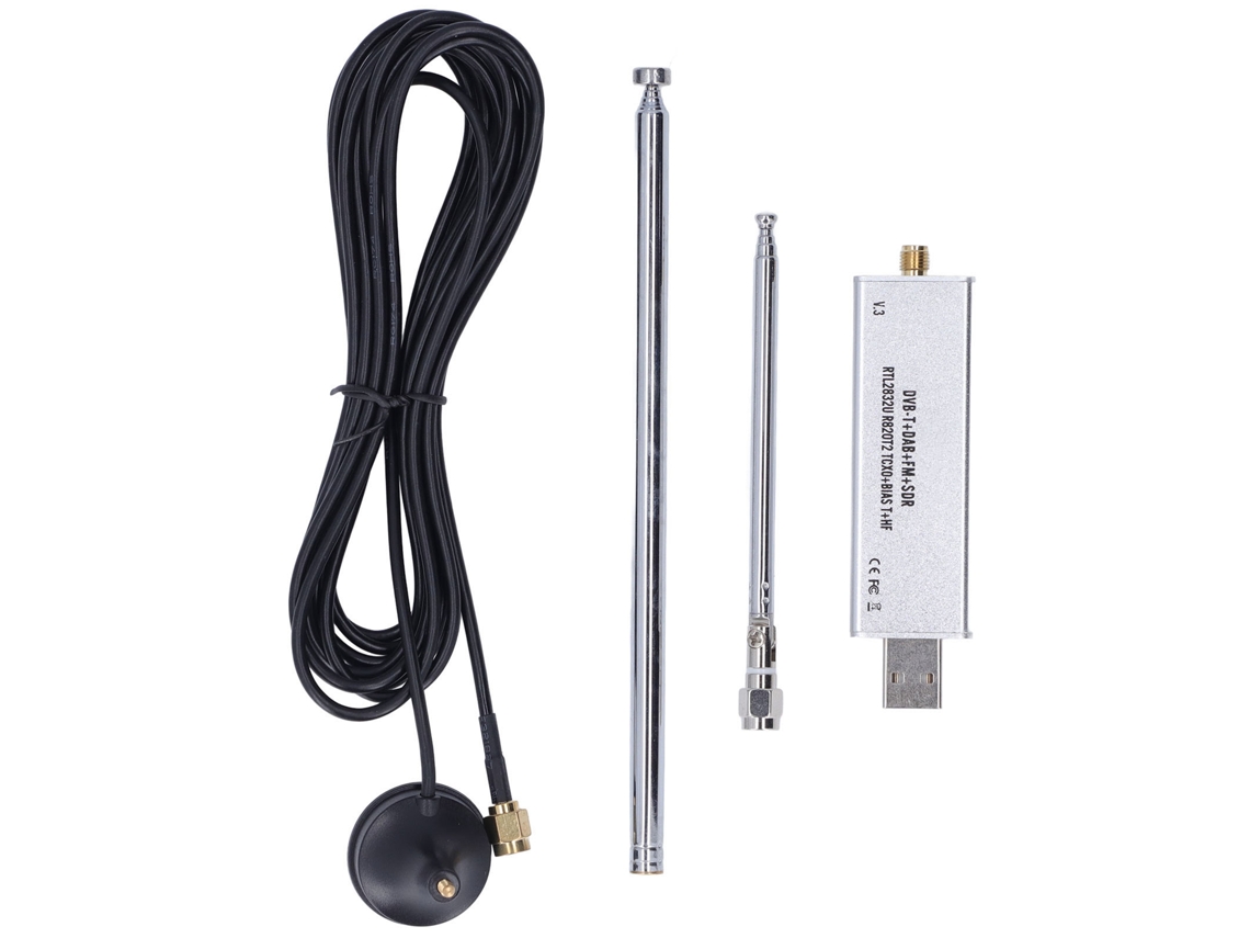 Receptor De Radio Definido Por Software (sdr) De Banda Completa De 100 Khz A 1,7 Ghz Rtl2832u R820t2 Tcxo