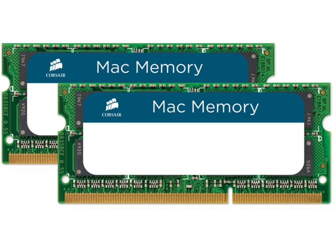 Memoria RAM DDR3 CORSAIR (2 x 4 GB - 1066 MHz - CL 7 - Verde)